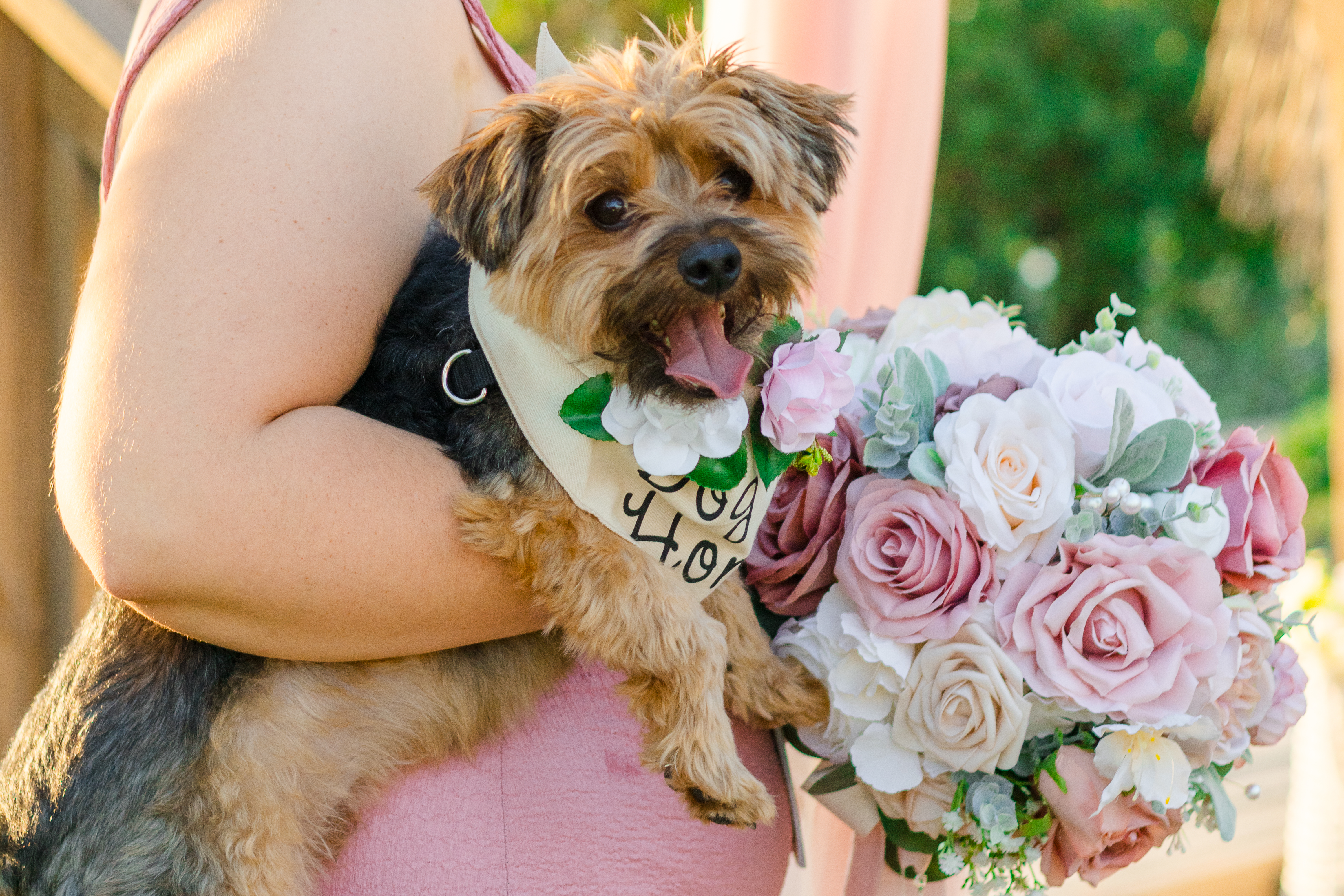 Bride and groom kissing barefoot in the ocean surf, the bride's lace dress flowing in the breeze, photographed by Weddings by Wendi